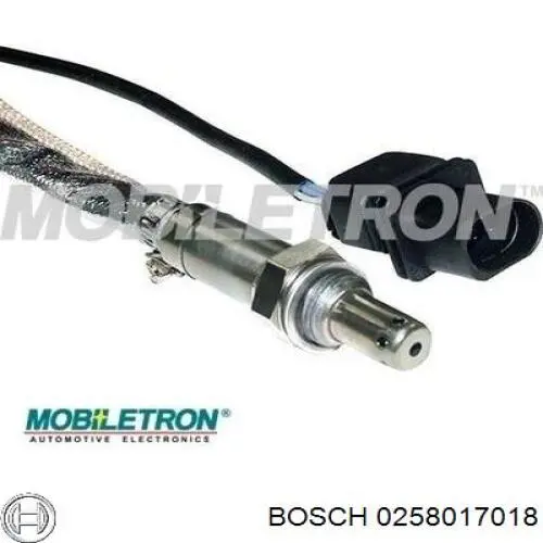 Лямбдазонд, датчик кисню до каталізатора 0258017018 Bosch