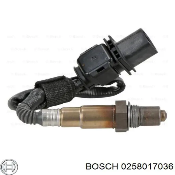 0258017036 Bosch лямбдазонд, датчик кисню до каталізатора