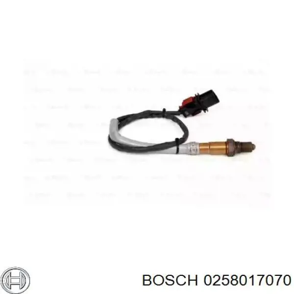 Лямбда-зонд, датчик кисню до каталізатора, лівий Bosch 0258017070 ціна, від 51.96 USD