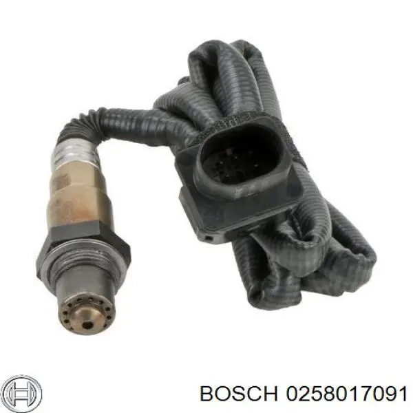 0258017091 Bosch Лямбдазонд, датчик кисню до каталізатора