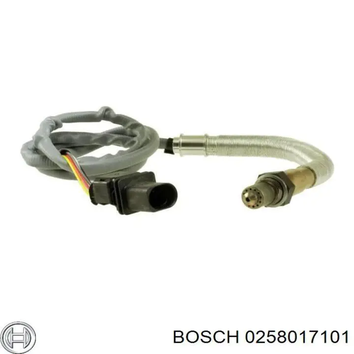 Купити 0258017101 Bosch Лямбда-зонд, датчик кисню після каталізатора