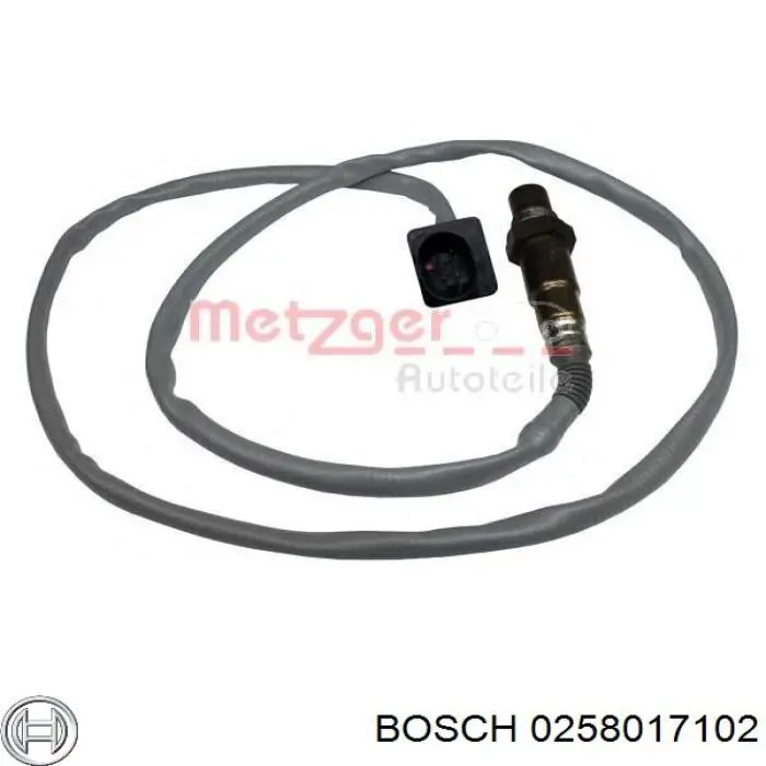 Купити 258017102 Bosch Лямбдазонд, датчик кисню до каталізатора