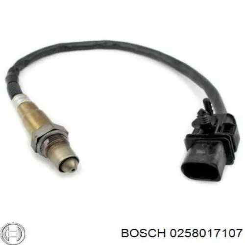 Лямбда зонд до каталізатора, правий Bosch 0258017107 ціна, від 35.47 USD