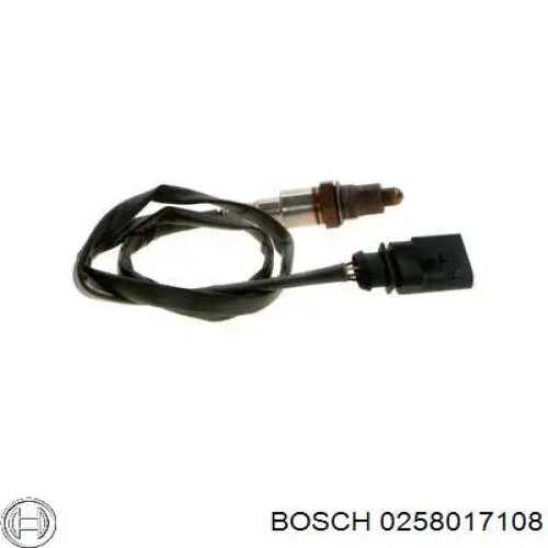 Лямбдазонд, датчик кисню до каталізатора Bosch 0258017108 ціна, від 22.11 USD