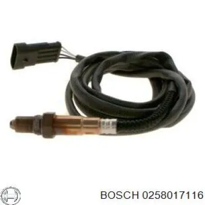 Лямбдазонд, датчик кисню до каталізатора 0258017116 Bosch