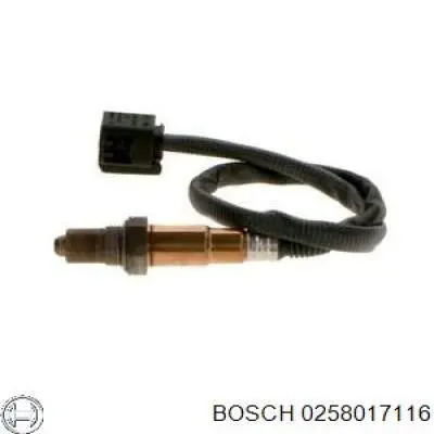 Лямбдазонд, датчик кисню до каталізатора Bosch 0258017116 ціна, від 115.72 USD