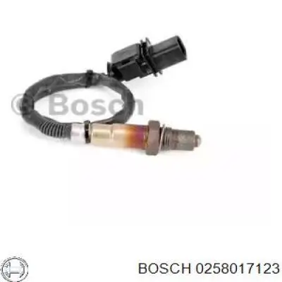0258017123 Bosch Лямбдазонд, датчик кисню до каталізатора