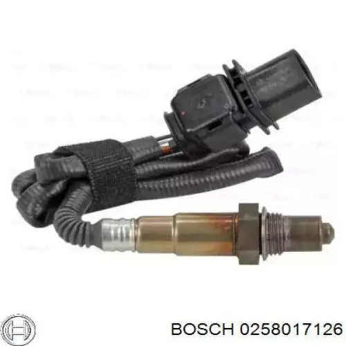 Лямбдазонд, датчик кисню до каталізатора 0258017126 Bosch