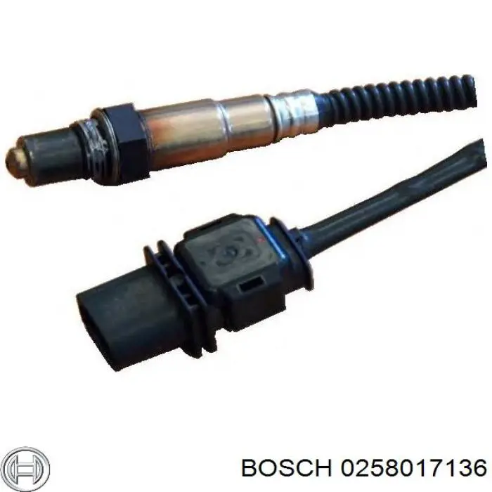 0258017136 Bosch Лямбдазонд, датчик кисню до каталізатора