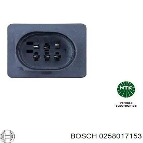 Лямбдазонд, датчик кисню до каталізатора Bosch 0258017153 ціна, від 22.80 USD