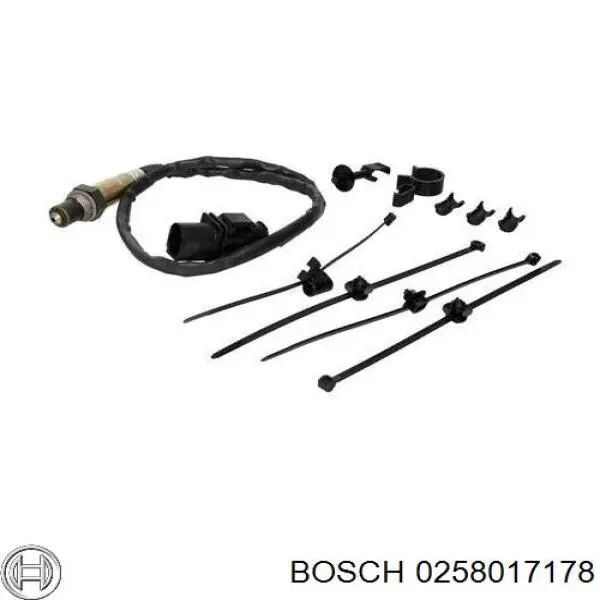 0258017178 Bosch лямбдазонд, датчик кисню до каталізатора