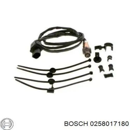 0258017180 Bosch лямбдазонд, датчик кисню до каталізатора