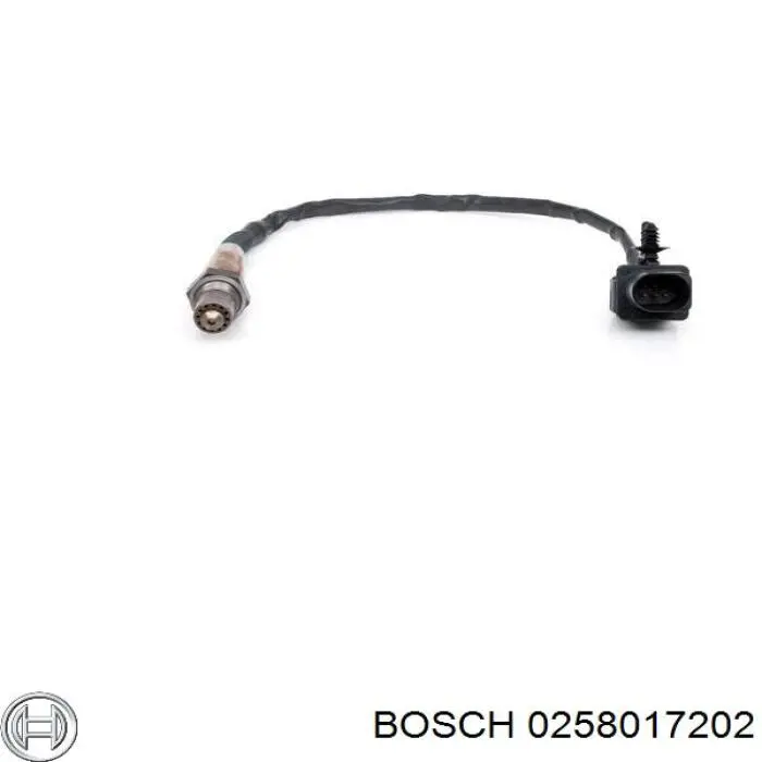 0258017202 Bosch лямбдазонд, датчик кисню до каталізатора