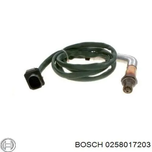 Лямбдазонд, датчик кисню до каталізатора 0258017203 Bosch