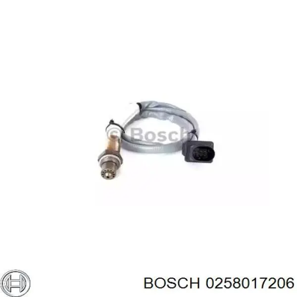 0258017206 Bosch лямбдазонд, датчик кисню до каталізатора