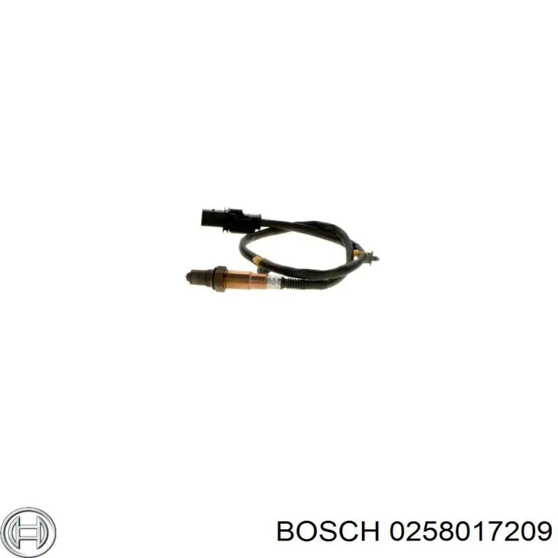 0258017209 Bosch лямбдазонд, датчик кисню до каталізатора