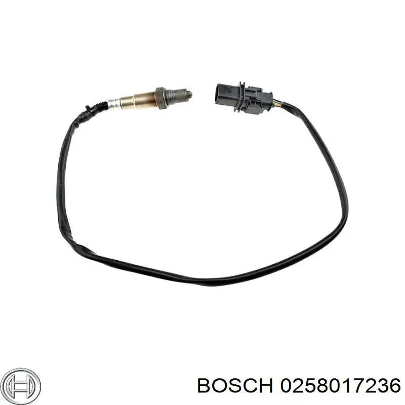 Лямбдазонд, датчик кисню до каталізатора Bosch 0258017236 ціна, від 52.83 USD