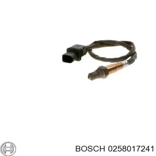 0258017241 Bosch лямбда-зонд, датчик кисню до каталізатора, правий