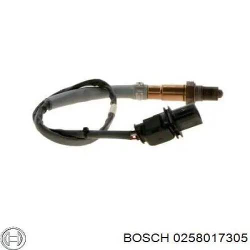 Лямбдазонд, датчик кисню до каталізатора 0258017305 Bosch