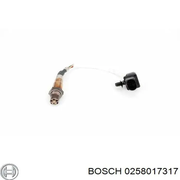 Лямбда-зонд, датчик кисню до каталізатора, лівий 0258017317 Bosch