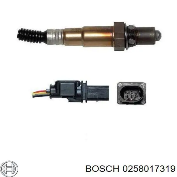 0258017319 Bosch лямбдазонд, датчик кисню до каталізатора