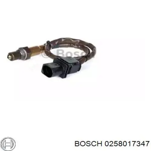 Лямбда-зонд, датчик кисню до каталізатора, лівий Bosch 0258017347 ціна, від 76.01 USD