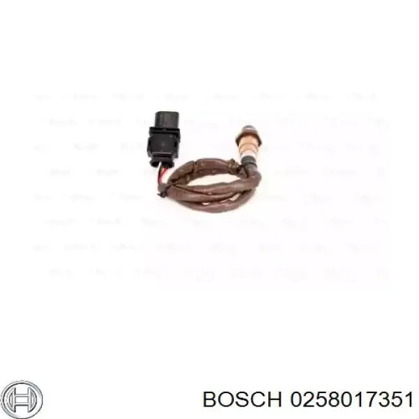 Лямбда зонд, датчик кисню до каталізатора Bosch 16126