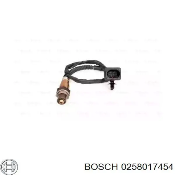 Лямбда-зонд, датчик кисню до каталізатора, правий 0258017454 Bosch