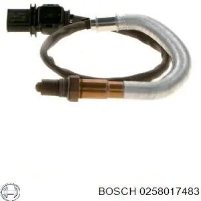 0258017483 Bosch лямбда-зонд, датчик кисню до каталізатора, правий