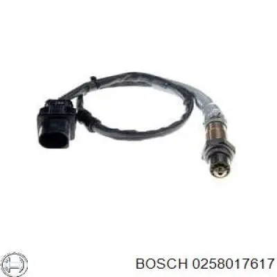 Лямбдазонд, датчик кисню до каталізатора 0258017617 Bosch
