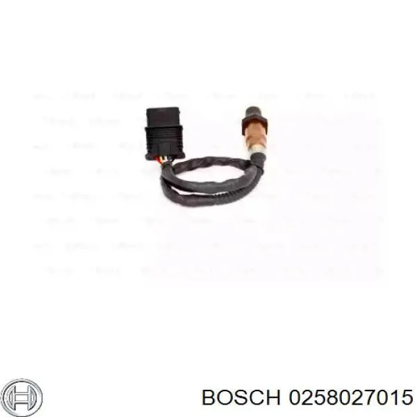 Лямбдазонд, датчик кисню до каталізатора 0258027015 Bosch