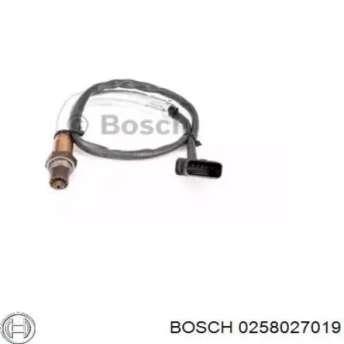 Купити 0258027019 Bosch Лямбда зонд, датчик кисню