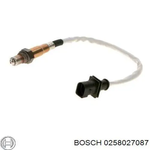 0258027087 Bosch Лямбдазонд, датчик кисню до каталізатора