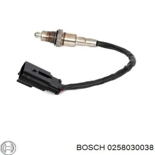 0258030038 Bosch лямбдазонд, датчик кисню до каталізатора