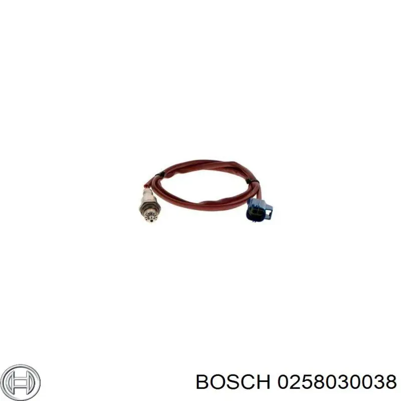 Лямбдазонд, датчик кисню до каталізатора 0258030038 Bosch