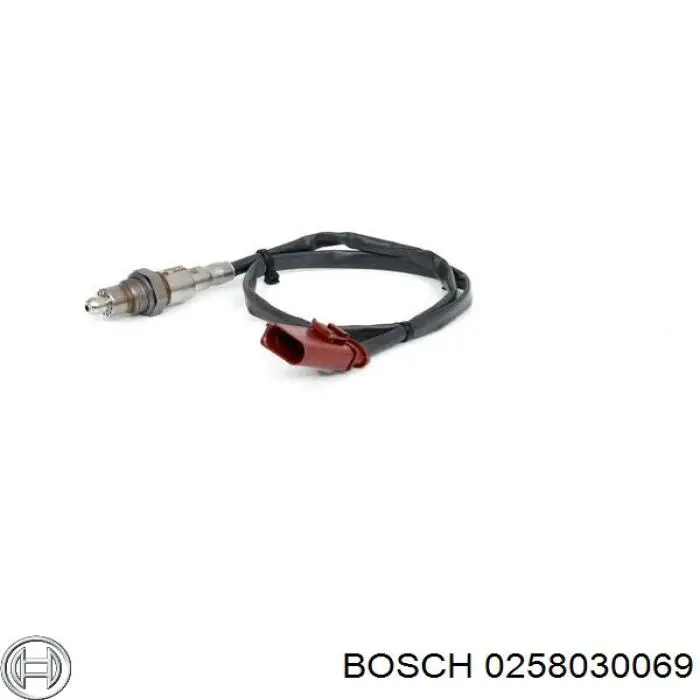 Лямбдазонд, датчик кисню до каталізатора 0258030069 Bosch