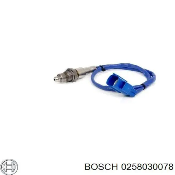 Лямбда-зонд, датчик кисню після каталізатора Bosch 0258030078