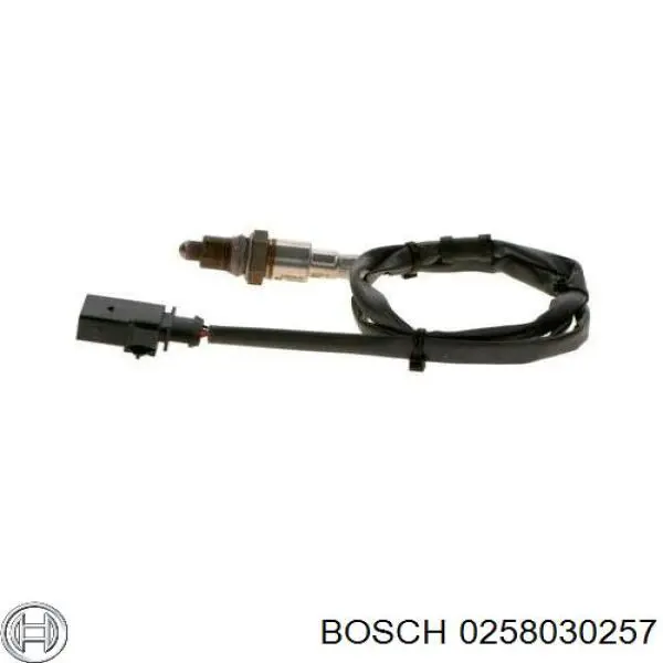 Купити 0258030257 Bosch Лямбда-зонд, датчик кисню після каталізатора