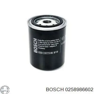 0258986602 Bosch Лямбдазонд, датчик кисню до каталізатора