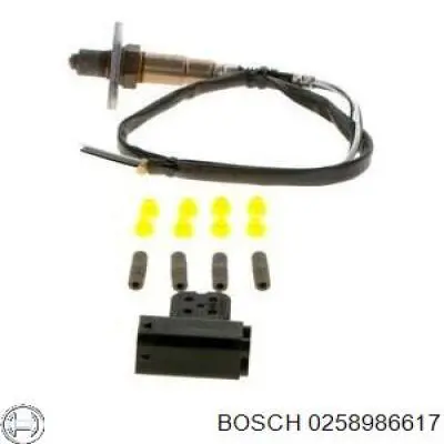 Купити 0258986617 Bosch Лямбда-зонд, датчик кисню після каталізатора