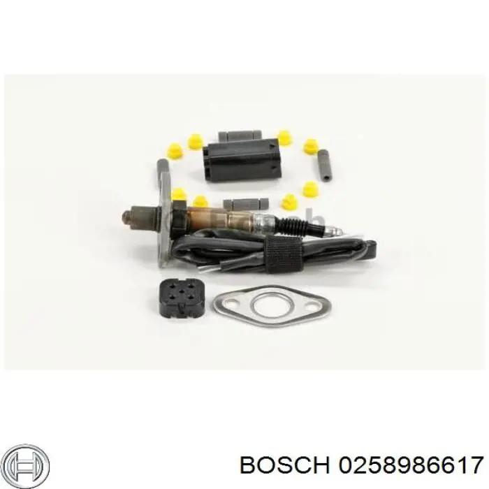 0258986617 Bosch лямбда-зонд, датчик кисню після каталізатора