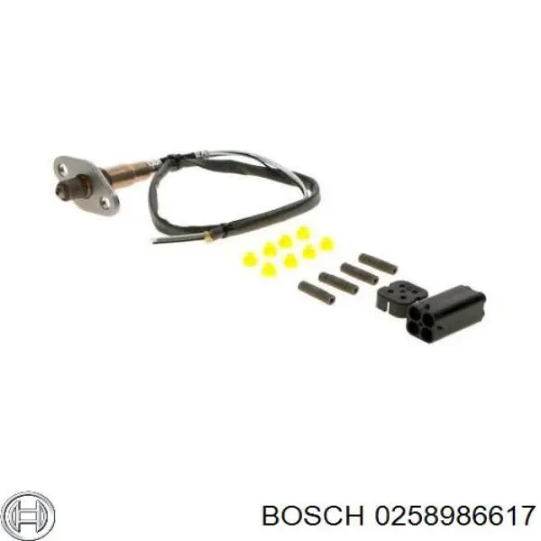 Лямбдазонд, датчик кисню після каталізатора Bosch 0258986617 ціна, від 56.89 USD