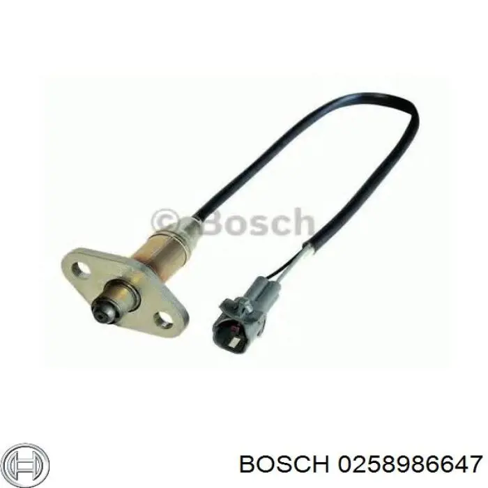 Лямбдазонд, датчик кисню до каталізатора 0258986647 Bosch