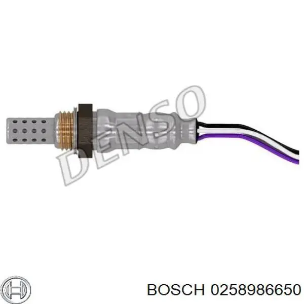 Лямбдазонд, датчик кисню до каталізатора 0258986650 Bosch