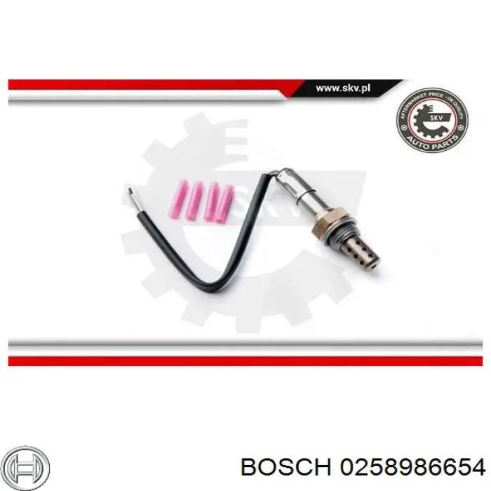 0258986654 Bosch лямбдазонд, датчик кисню до каталізатора