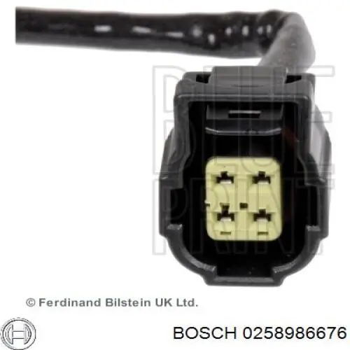Лямбдазонд, датчик кисню до каталізатора 0258986676 Bosch