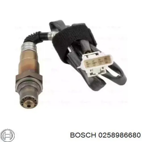 0258986680 Bosch лямбдазонд, датчик кисню до каталізатора