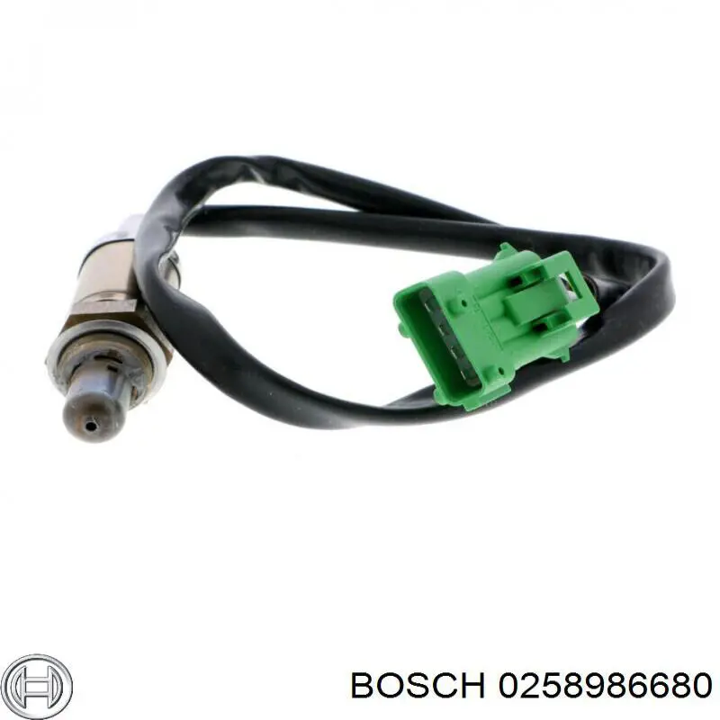 Лямбдазонд, датчик кисню до каталізатора 0258986680 Bosch