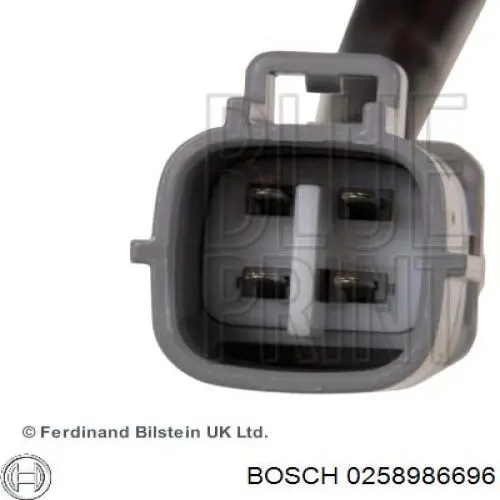 Лямбда датчик кисню Bosch 0258986696 ціна, від 77.90 USD