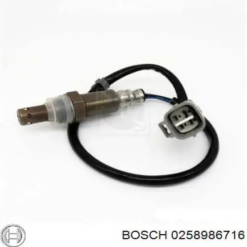 Купити 0258986716 Bosch Лямбда-зонд, датчик кисню після каталізатора